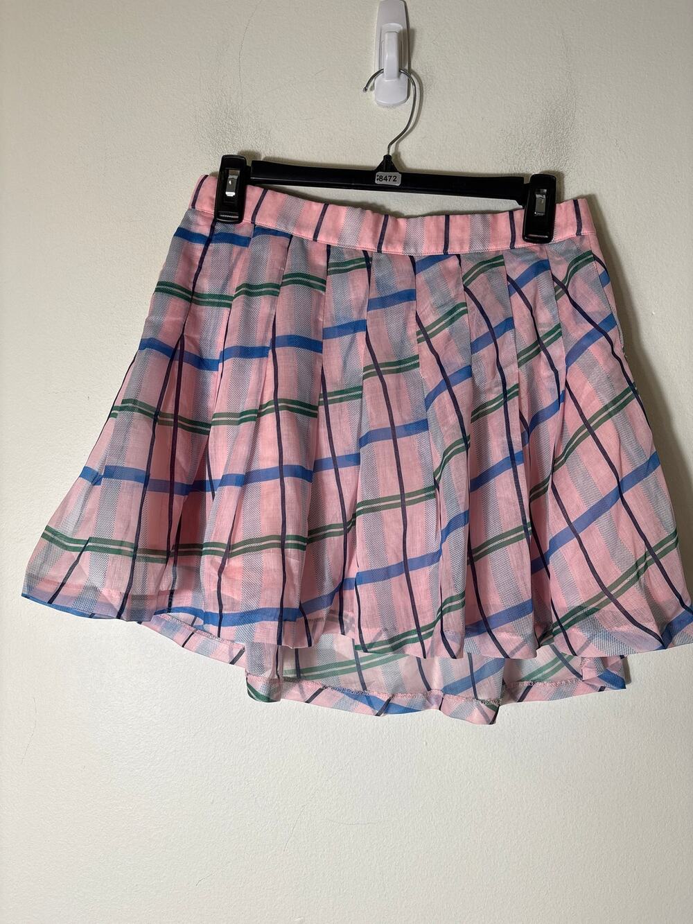 NWT Buru Pink "The Classic Pleated Tennis Skirt Sz M